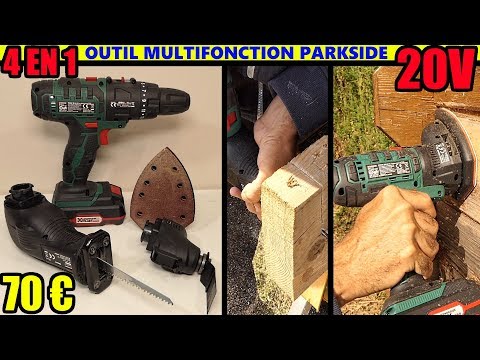 PARKSIDE 4-IN-1-AKKU-Kombigerät PKGA 20-Li A1 LIDL X20VTEAM