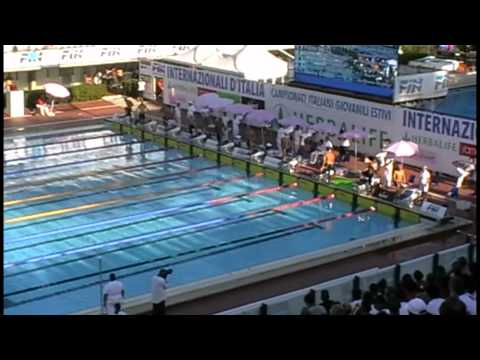 100 Farfalla Maschi Finale A - Rag.95/96 - Camp.Ita.Estivi di Categoria - Roma 7/10 Ago.2011