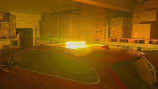 LED rampa 440mm, oranžovo bílá, 10-30V, ECE R65