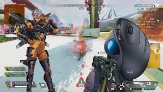 【ApexLegends】ヴァルキリーで3タテ()【トラックボールマウス】