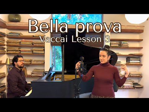 Bella prova | Vaccai Lesson 3, Salti di sesta