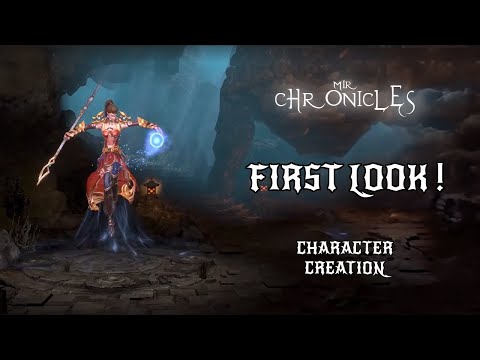 FIRST LOOK - Character Creation in a new 2023 MMORPG, Mir Chronicles