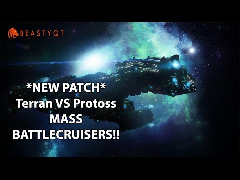 StarCraft 2: MASS Battlecruisers + Ravens VS Protoss?!