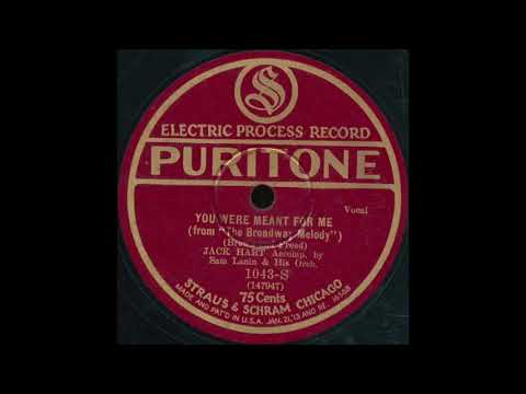 You Were Meant For Me - Jack Hart - 1929 - HQ Sound