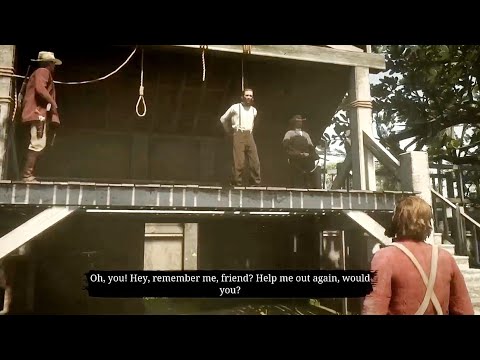 Can You Save The One Armed Man From Hanging (Unlucky Man All Outcomes) - Red Dead Redemption 2