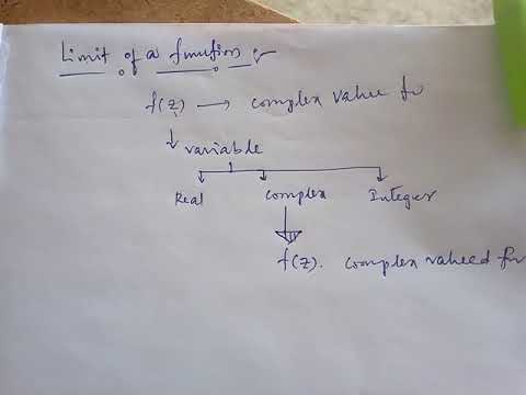 Complex valued function-1