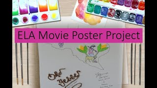 ELA Movie Poster Project for Middle School & Upper Elementary: Book Report alternatives (PBL)