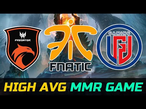 SUPER INTENSE HIGH AVERAGE MMR GAME - TNC, FNATIC, LGD