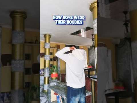 Boys Vs Girls When Wearing Hoodies 😱