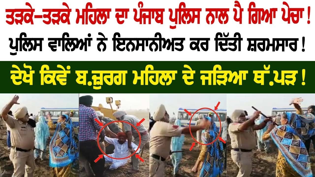 In Early Morning, woman got into trouble with the Punjab police! See Video In Early Morning, woman got into trouble with the Punjab police! See Video