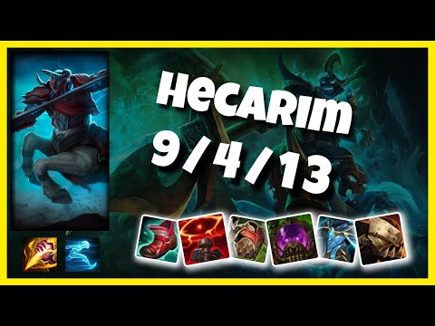 Hecarim vs Nocturne OCE Challenger JUNGLE (9/4/13) - v11.6