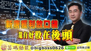 【大戶羅盤籌碼動能】 #謝宗霖 0723，新唐獲利放口袋 還有好股在後頭 (圖)