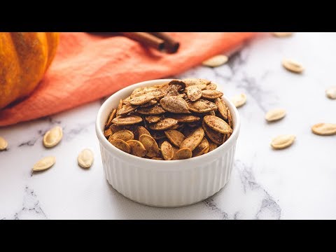 How to Make Cinnamon Sugar Roasted Pumpkin Seeds