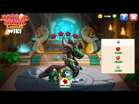 Enchanting a Level 130 Dragon to 26 stars. Dragon Mania Legends