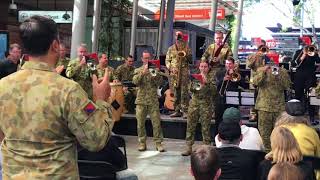 Avaritia by Deadmau5 live performance by Band of the 1st Regiment RAA (Australian Army)