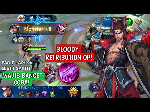 HYPER CARRY YU ZHONG | PAKAI BLOODY RETRIBUTION PASIFNYA JADI OP PARAH ! ITEM YU ZHONG TERSAKIT 2021