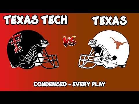 Texas vs Texas Tech 2023 || Every Play