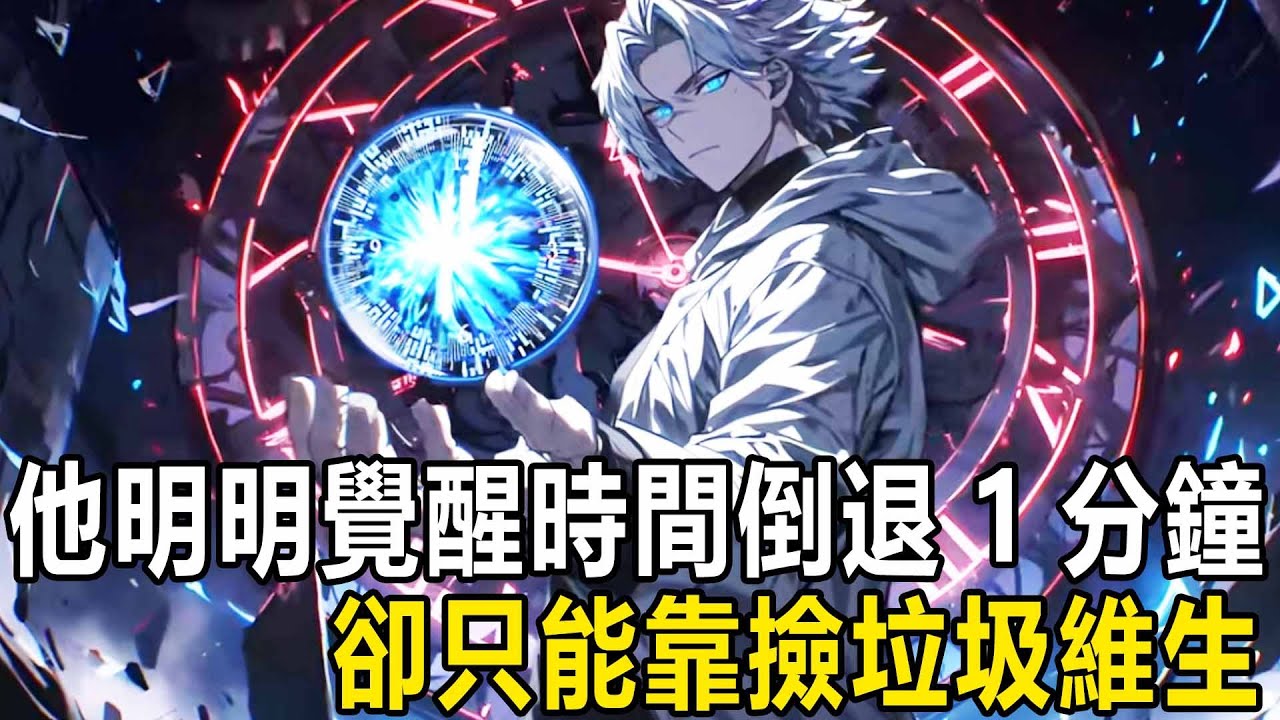 我明明覺醒了時間倒退異能，可我卻每天靠撿垃圾維持生活，只因我覺醒的異能只能倒退一分鐘，我本覺得這個異能太過雞肋，直到一款遊戲上線後，我才發現我這個異能強大的地方 #漫画 #小说 #热血