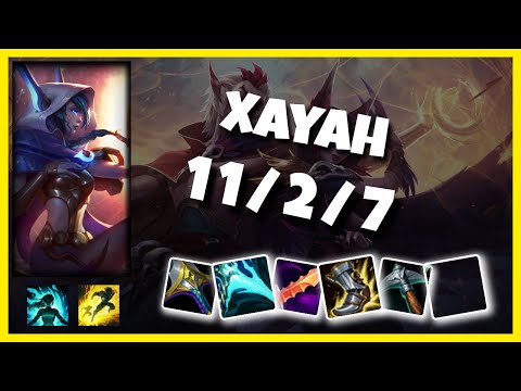 Xayah vs Kai'Sa OCE Challenger BOT (11/2/7) - v11.3