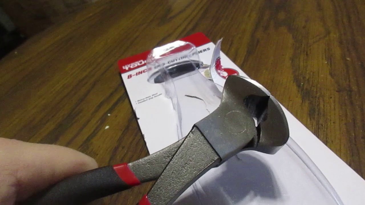Hypertough 8-inch end cutting pliers unboxing review