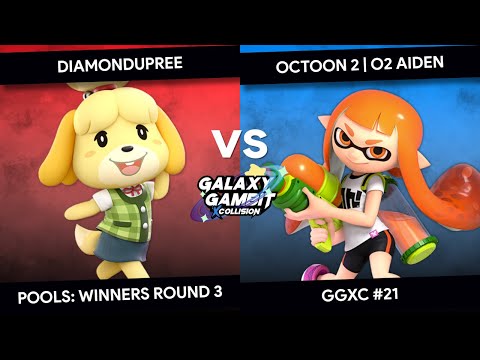 Galaxy Gambit x Collision 21 - diamondupree Isabelle vs Octoon 2 O2 Aiden Inkling Pools Winners R3