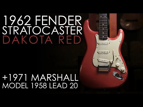 "Pick of the Day" - 1962 Fender Stratocaster Dakota Red and 1971 Marshall 1958 Lead 20