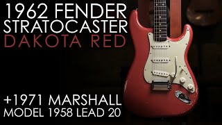 Video thumbnail for "Pick of the Day" - 1962 Fender Stratocaster Dakota Red and 1971 Marshall 1958 Lead 20 by Emerald City Guitars