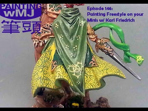 PwMJ Ep. 146: Painting Freehand on Minis