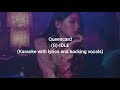 Queencard - (G)-IDLE (Karaoke with lyrics and backing vocals)