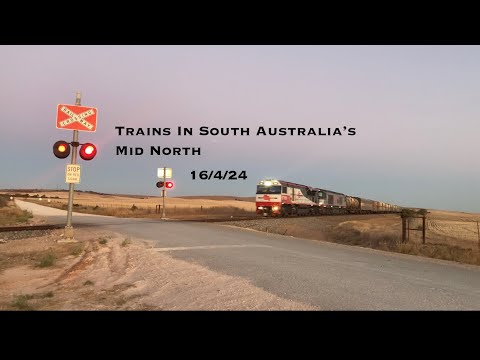 Trains in South Australia’s mid north 16/4/24