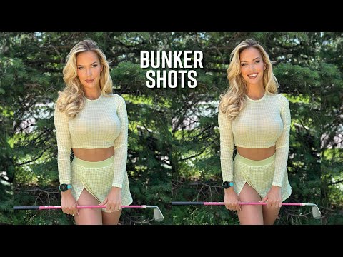 Golfer Paige Spiranac Shows Us The Hardest Bunker Shots & How to Hit Them
