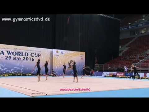 Belarus 2 hoops + 6 clubs Training - WC Sofia 2016