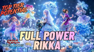 FULL POWER RIKKA IN DUEL LINKS !! Tribute Oppenent Monster Every Single Turn [Yu-Gi-Oh! Duel Links]