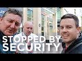 Stopped by security! Street photography Ft. Gary Gough (Fujifilm X100F)