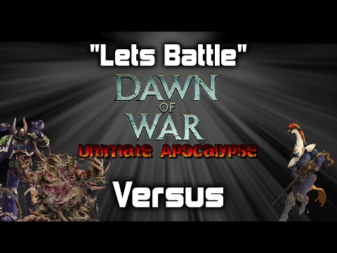 Dawn of War Ultimate Apocalypse | Chaos vs Eldar "Eldar Trickery!"