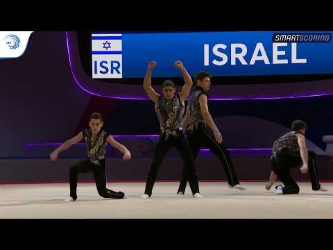 Men's group Israel - 2019 junior European Champions, all-around