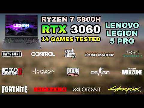 Lenovo Legion 5 Pro | RTX 3060 Laptop + Ryzen 7 5800H - Test in 14 Games in 2021