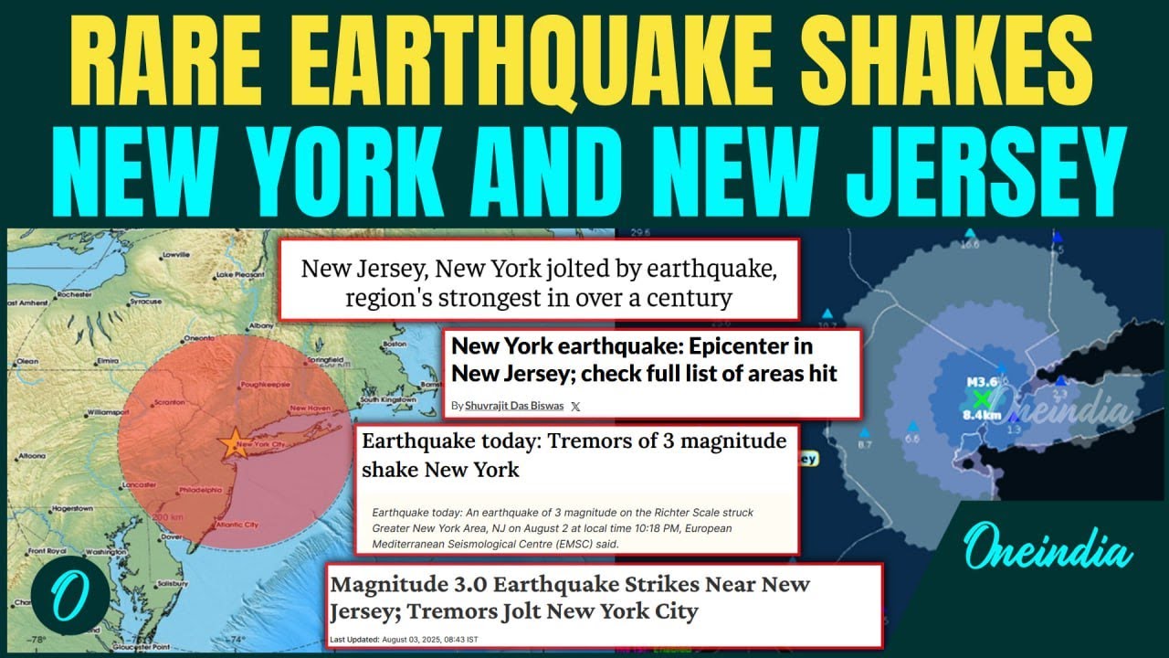 Trzęsienie ziemi o magnitudzie 3,0 wstrząsnęło obszarem metropolitalnym Nowego Jorku