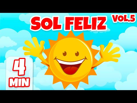Sol Feliz Vol. 5 - Giramille 4 min | Desenho Animado Musical