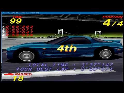 MAME 235 - MIDNIGHT RUN 2  - KONAMI 3D - NORMAL  ALL THREE COURSES 1080p 60fps UK ARCADES PC