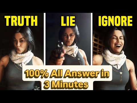 Lie/Truth/Say Nothing to Valeria (All Answer in 3 minutes) - Call of Duty: Modern Warfare 2