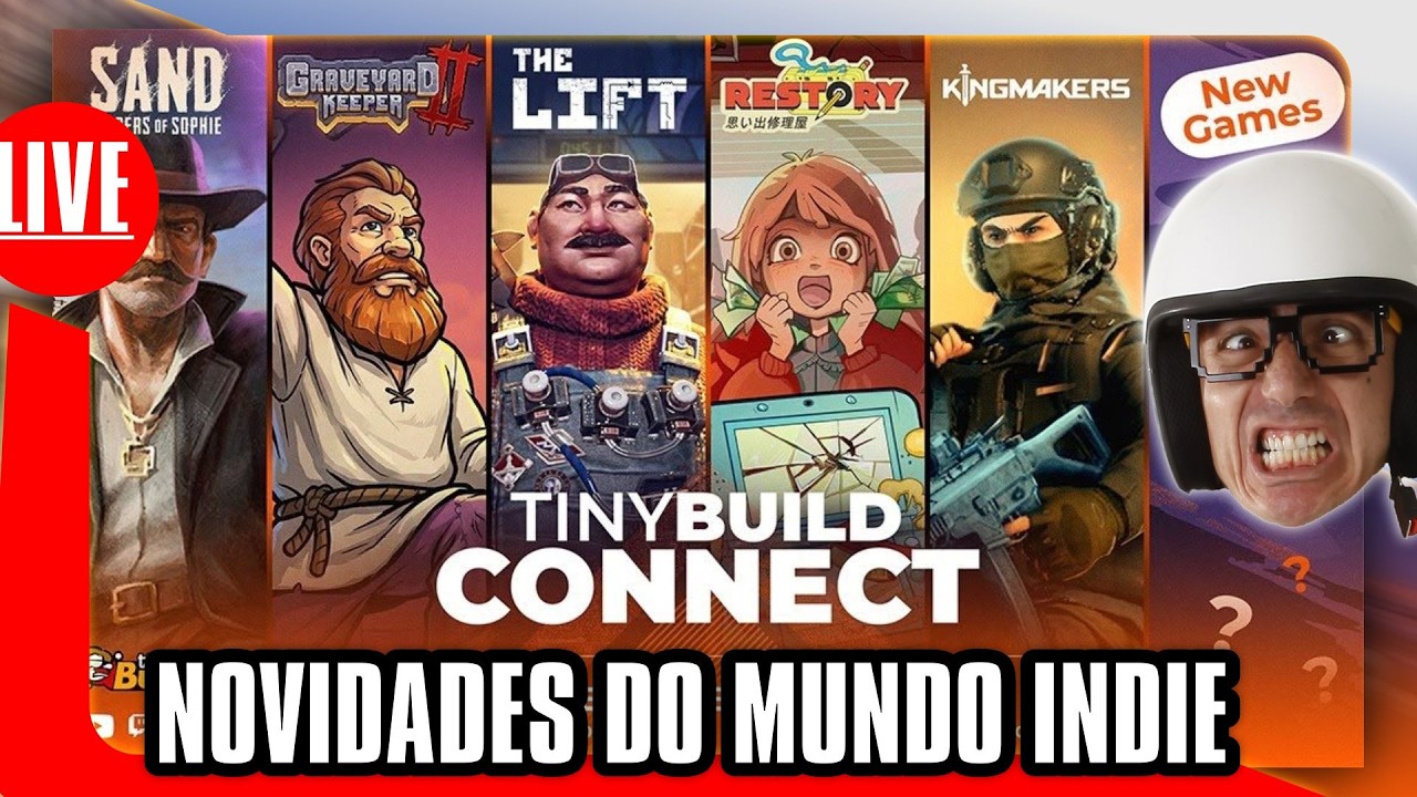 🎮🚨AO VIVO -  HOJE 11H - tinyBuild Publisher Showcase: AS NOVIDADES DOS JOGOS INDIES #Kingmakers