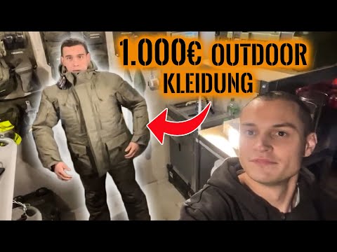 1.000 EURO OUTDOOR Kleidung UNBOXING im BUNKER | Survival Mattin