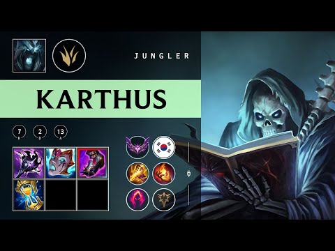 Karthus Jungle vs Hecarim - KR Master Patch 25.24
