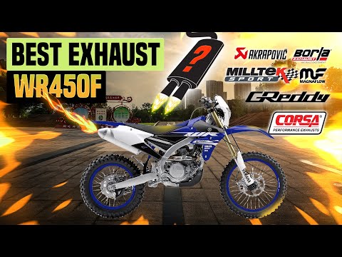 Yamaha WR450F Exhaust Sound🔥 Akrapovic,Big Gun,FMF,GPR,Two Brothers,Yoshimura