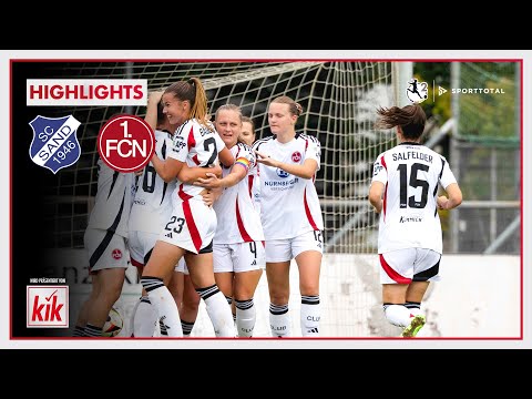 Trotz zweier Traumtore - FCN weiter unaufhaltsam! | SC Sand vs. 1.FC Nürnberg | 2. Frauen-Bundesliga