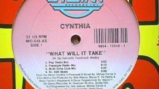 Cynthia   What Will It Take 1991