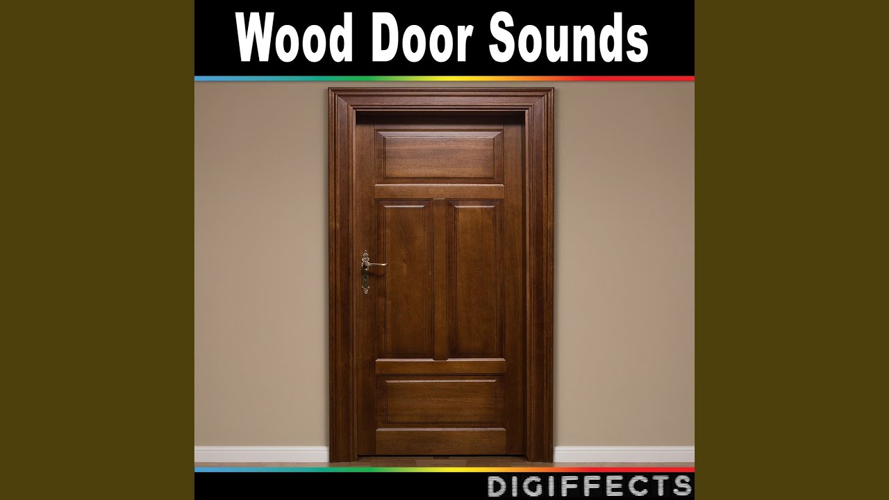 Wood Door Opening and Closing