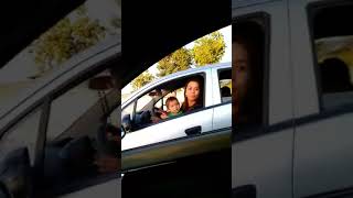 Водитель поставил на колени