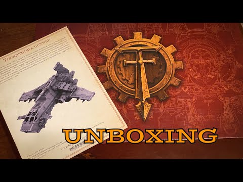 Unboxing the Forgeworld Resin Warhammer 40k Space Marine Thunderhawk Gunship.